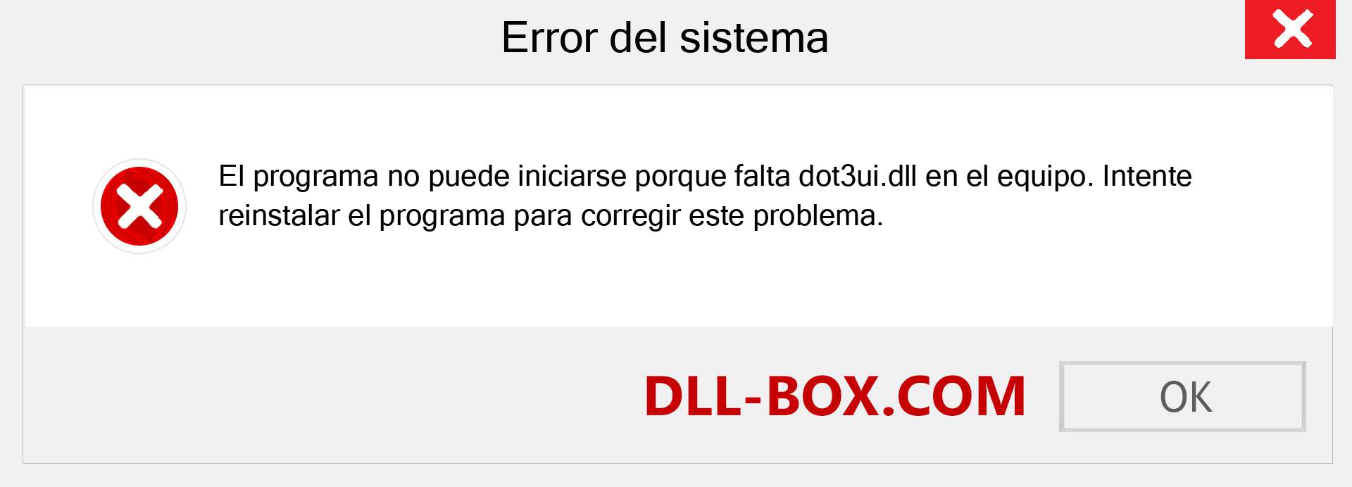 ¿Falta el archivo dot3ui.dll ?. Descargar para Windows 7, 8, 10 - Corregir dot3ui dll Missing Error en Windows, fotos, imágenes